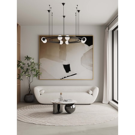 Manhattan Comfort Laurel Coffee Table in Black CT018